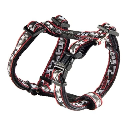 Image of Rogz Jellybean Dog Harness, Hound, Small, Black