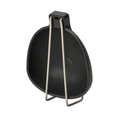 Image of Snow Peak Folding Nylon Cooking Ladle for Camping/Hiking, Black
