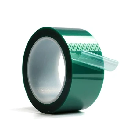 Image of 2&#039;&#039; X 108FT Resin Tape for Epoxy Mold, Silicone Adhesive Tape, Green Polyester Film Making River Tables Hollow Frame Bezels Craft Pendant