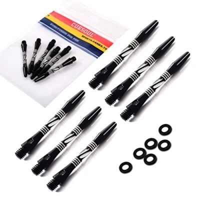 Image of CUESOUL 2 Sets 2BA Medium Aluminum Dart Shafts Stem with O&#039;rings (DS 008