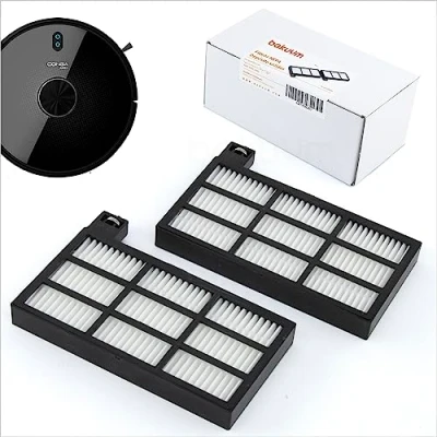 Image of BAKUUM Pack of 2 HEPA Filters for Cecotec Conga Series 4090, 4490, 4690 Ultra Robot Vacuum Cleaner, Accessories and Replacements.