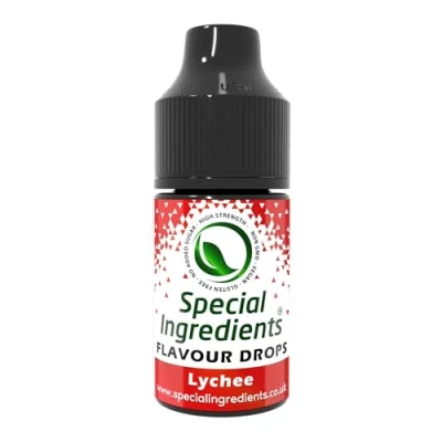 Image of Lychee Flavour Drop 1 Litre Highly Concentrated Versatile Food Flavouring Vegan, Non GMO, Gluten Free