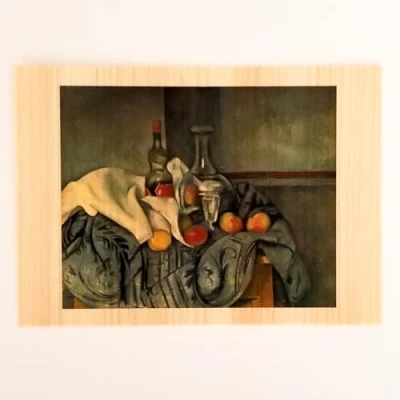 Image of 木の紙 Wooden postcard [Series: Cezanne] The Peppermint Bottle
