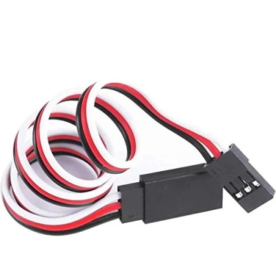Image of POFET 20pcs Servo Extension Cable Lead Wire 20cm 3 Pin Cord JR Male Head and Futaba Female for RC Plane
