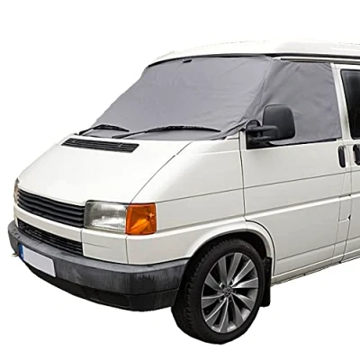 Image of UK Custom Covers SW117GREY Luxury Front Windscreen Wrap Cover Grey To Fit VW T4