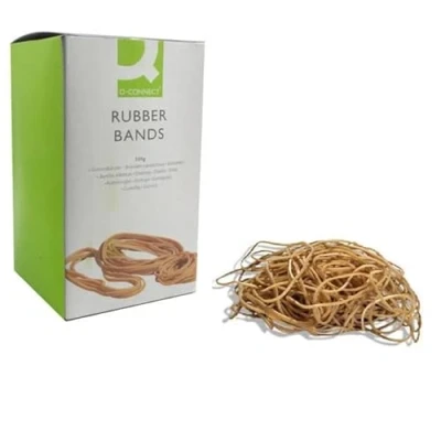 Image of Q Connect Rubber Bands No.19 88.9 x 1.6mm 500g + Free finchley Refill Pen (1)