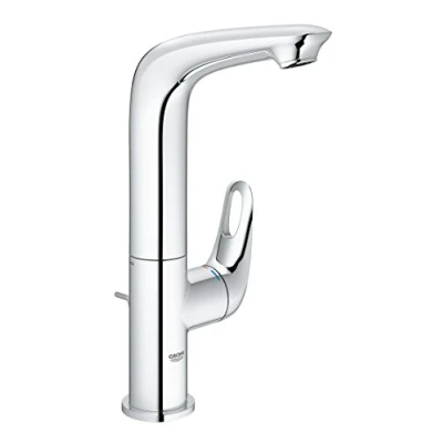 Image of GROHE Eurostyle 2015 Single Lever Basin Mixer 1/2&quot;L Size Chrome 23569003