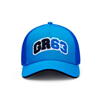Image of Mercedes AMG Petronas Formula One Team George Russell Trucker Cap Blue Unisex Size: Size