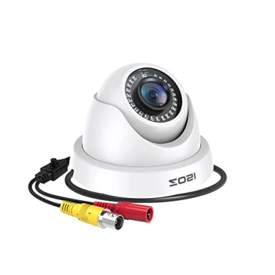 Image of ZOSI 2.0MP 1080P 1920TVL Hybrid 4 in 1 TVI CVI AHD CVBS Security Surveillance CCTV Dome Camera, Weatherproof 80ft IR Day Night Vision For 960H,720P,1080P,5MP,4K analog DVR (White)