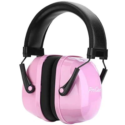 Image of ProCase Ear Defenders Children Autism, Kids Noise Cancelling Headphones for Toddler Girls Boys, SNR 26dB Protection Earmuffs Concert Fireworks Pink