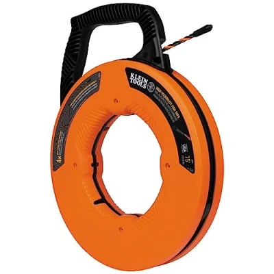 Image of Klein Tools 50375 Fish Tape, Orange/Black