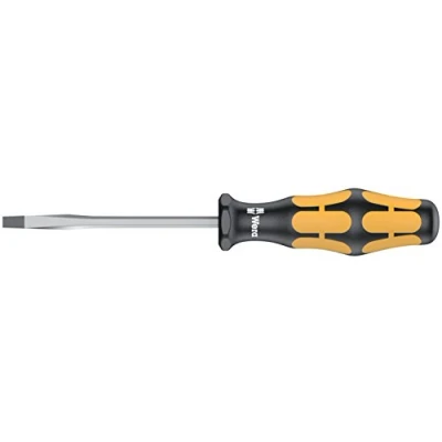 Image of Wera 05018260001 0.6 x 3.5 80 mm 932 A Screwdriver for Slotted Screws Silver