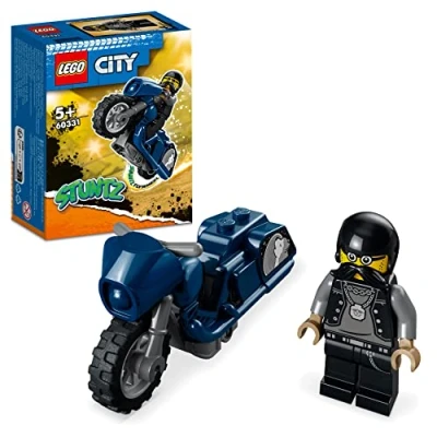 Image of LEGO 60331 City Stuntz La Moto de Cascade du Biker, Jouet Cascadeur Stuntz, Idée Cadeau pour Garçons et Filles des 5 ans