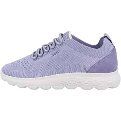 Image of Geox Women&#039;s D SPHERICA A Sneaker, Lilac, 7.5 UK