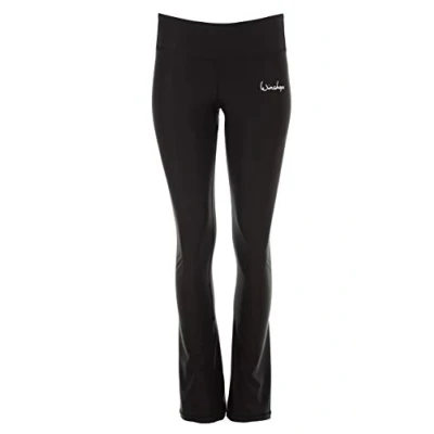 Image of WINSHAPE Women&#039;s Boot Cut Leggings, Functional Bcl102, Black, Slim Style, Fitness, Leisure, Sports, Yoga, Workout