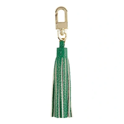 Image of DRAEGER PARIS 1886 76010255 Pompom Keyring Plain Multi Coloured 13 x 2 cm, Green, Classic