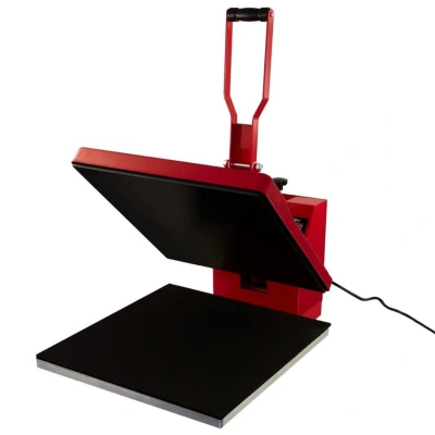 Image of Heat Press Digital Transfer Machine Sublimation Printer 50 x 50cm Flat Clam Touchscreen Display Adjustable Pressure Ink Vinyl 250C DIY Professional T shirt Charity Business 10 FREE Sheets