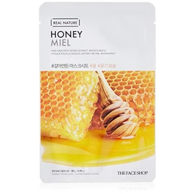 Image of The Face Shop Real Nature Mask Sheet Honey radiant and illuminated All Skin Type (1 pack 20 g)