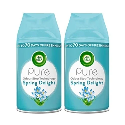 Image of Air Wick Freshmatic 250ml (2 Refills, Pure Spring Delight)