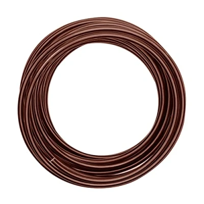 Image of Vaessen Creative Aluminium wire 5mm 10m chocolate,
