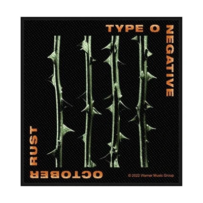 Image of Men&#039;s Type O Negative October Rust Woven Patch Black, One size