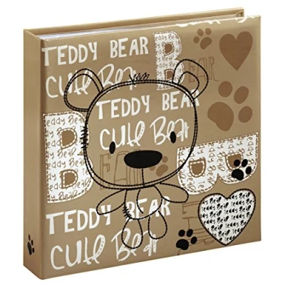 Image of Hama 2174 Bernd Memo Album for 200 Photos, Brown, 10 x 15 cm