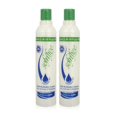 Image of Sofn’Free Moisturizer &amp; Curl Activator for Natural Hair, Soft Curls, and Waves 11.83 fl oz / 350ml (2 Pack)