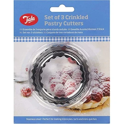 Image of Tala Pastry Cutter Fancy X3 09517, Unknown, Small, Silver
