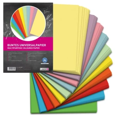 Image of Oxford Touareg Filing Box 24 x 32 cm Spine 25 mm with Elastic Recycled Card Cover Assorted Colours