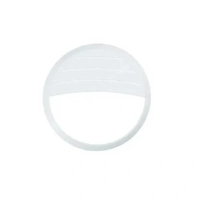 Image of Ansell White Louvred Bezel Trim for 14W Delta LED Bulkhead
