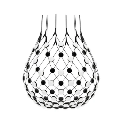 Image of Luceplan Mesh pendant lamp Ø 80cm 3m suspension system