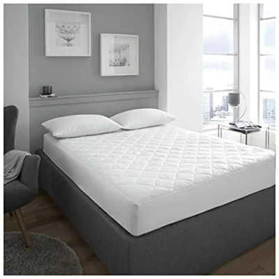 Image of GC GAVENO CAVAILIA Extra Soft Quilted Mattress Protector, Fully Fitted Non Allergenic Luxury Bed Cover, Breathable Hypoallregenic Easy Care Sheet Wrap, Double