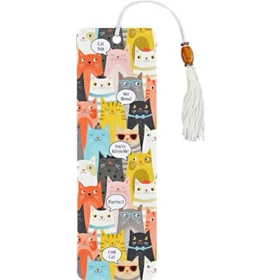 Image of Cats Beaded Bookmark