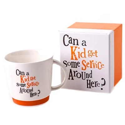 Image of The Brightside, Can A Kid Get Some Service Around Here Mug And Gift Box