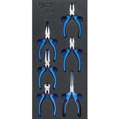 Image of BGS 4024 Tool Tray 1/3: Precision Pliers Set &quot;Mini&quot; 6 pcs.
