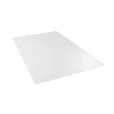 Image of Floortex Heavy Duty Chair Mat for Hard Floors &amp; All Carpets Polycarbonate Clear, 115cm x 150cm, FCM121525ER