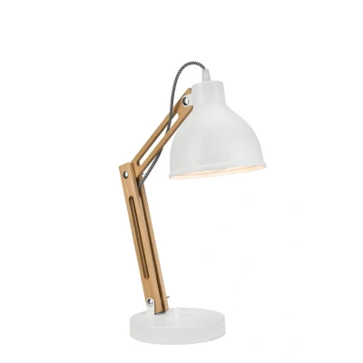 Image of Marcello Adjustable Desk Lamp White, 1x E27