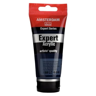 Image of Amsterdam Expert: Artists Acrylic Paint :75ml PRUSSIAN BLUE (PHTHALO) (566) Series 3