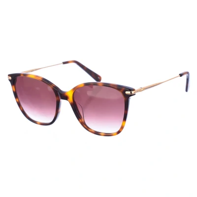 Image of Longchamp LO660S WoMens Butterfly Shaped Acetate Sunglasses Brown One Size