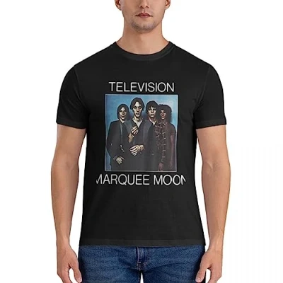 Image of Television Marquee Moon Graphic T Shirt Man Clothes Tee Black
