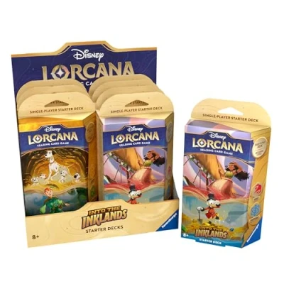 Image of Ravensburger Disney Lorcana: Set 3 Display with 8 Starter Decks