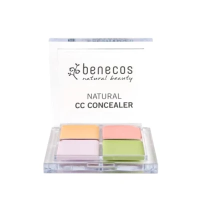 Image of Benecos Natural Cosmetics CC Concealer Creamy Correcting Talkfree Vegan beige/green/pink/purple