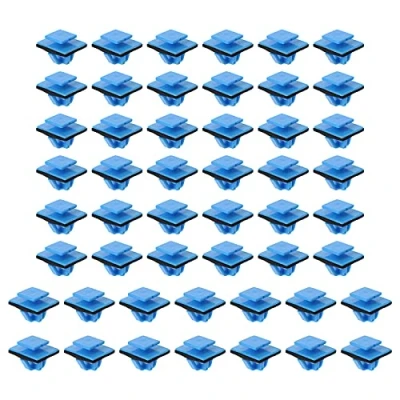 Image of the Lord of Tools 50pcs Wheel Arch Trim Clips Door and Side Moulding Fastener 877561F000 Blue Plastic Compatible with Hyundai Santa Fe Tucson Kia Soul Sportage