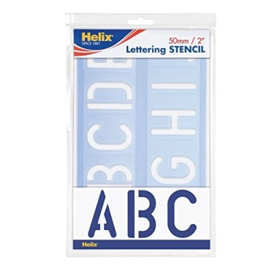 Image of Helix 2&quot;/50mm Upper Case Stencil Set