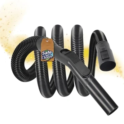 Image of 3 M Suction Hose for Kärcher Models WD3 (WD 3.200 / WD 3.300 M/WD 3.500 P/WD 3.800 eco!ogic WD3...) Complete with Mirosafe Handle