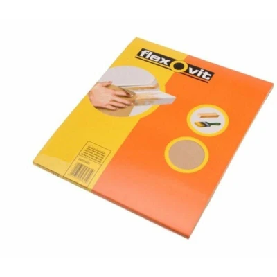 Image of Flexovit Glasspaper Sanding Sheets 230 x 280mm Grade S2 (25) FLV58237
