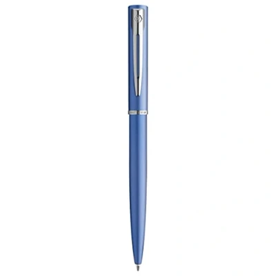 Image of Waterman Allure Ballpoint Pen Blue Lacquer Medium Point Ink Gift Box