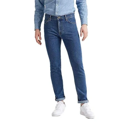 Image of Lee Men&#039;s Rider Jeans, Mid Stone, 30W / 34L