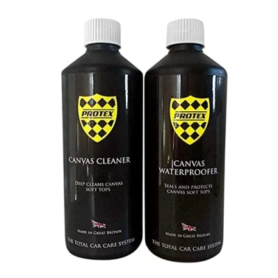Image of PROTEX Convertible Soft Top Care Kit With Canvas Cleaner &amp; Waterproofer 500ml