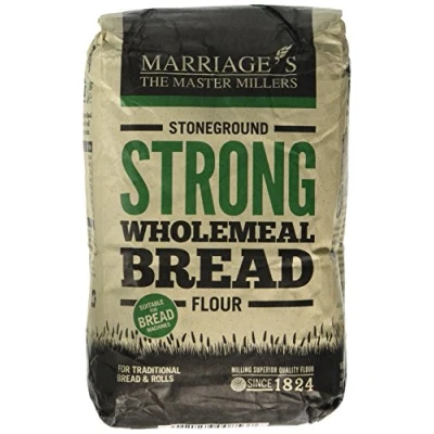 Image of Marriages Strong Brown Wholemeal Stoneground Flour 5x1.5kg